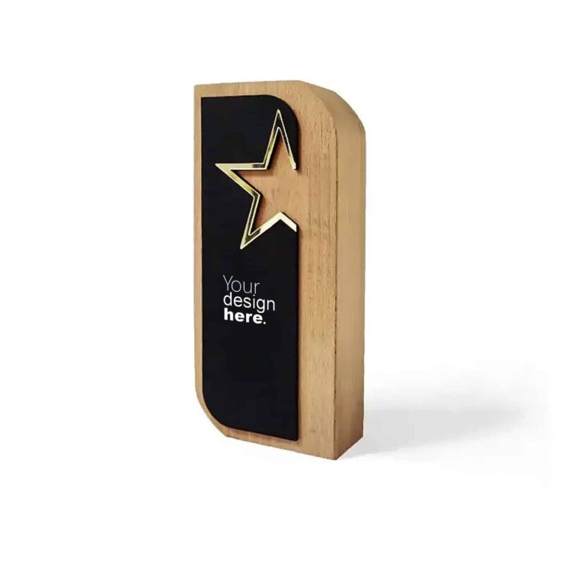 BISTRA Star Wooden Trophy