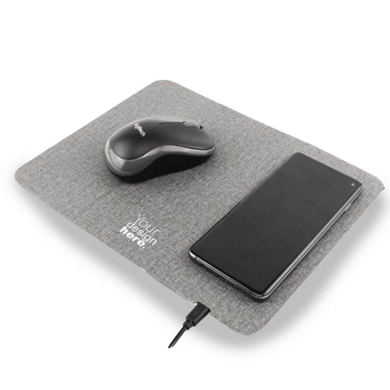 Mouse Pad with Wireless Charger