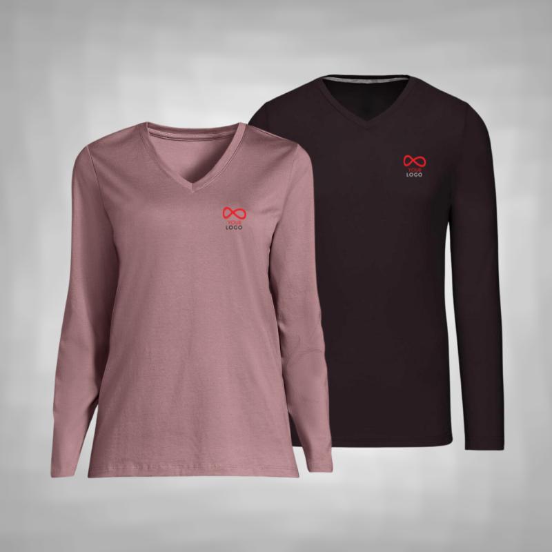 Long Sleeve V-neck Tshirt